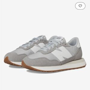 New Balance 237 Grey Sneakers (Marblehead/Raincloud)